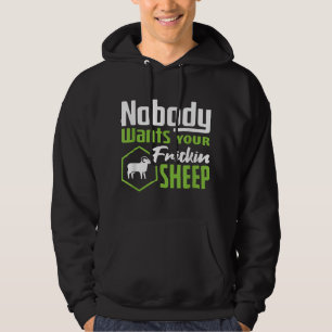 Nobody Wants Your Sheep Settlers Board Game Night Hoodie
