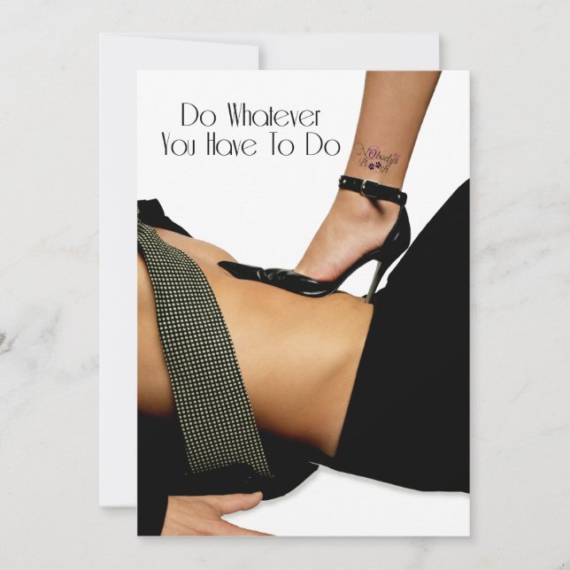 NObody's Bxxch Invitation (Front)