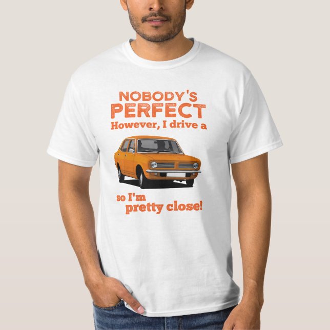 Nobody's perfect with Morris Marina Super T-Shirt (Front)