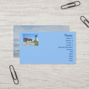 Nobska Lighthouse Business Card