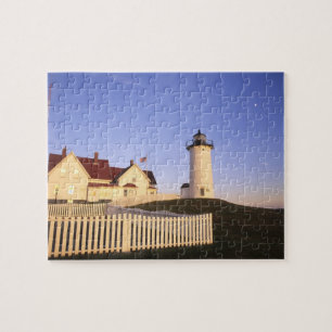 Nobska Lighthouse, Woods Hole, Massachusetts Jigsaw Puzzle