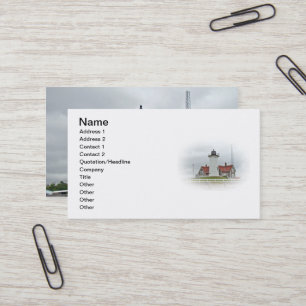Nobska Point Lighthouse Business Card