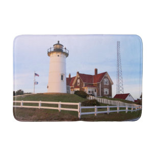 Nobska Point Lighthouse, Cape Cod Massachusetts Bath Mat