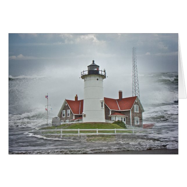 Nobska Point Lighthouse Card (Front Horizontal)