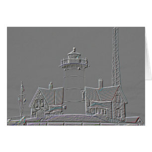 Nobska Point Lighthouse Digital Art