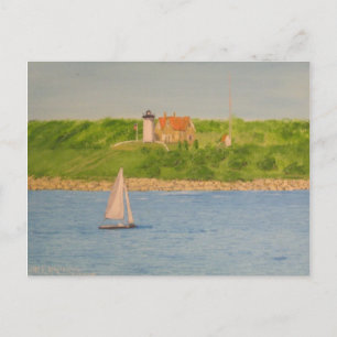 Nobska Point Lighthouse II Postcard