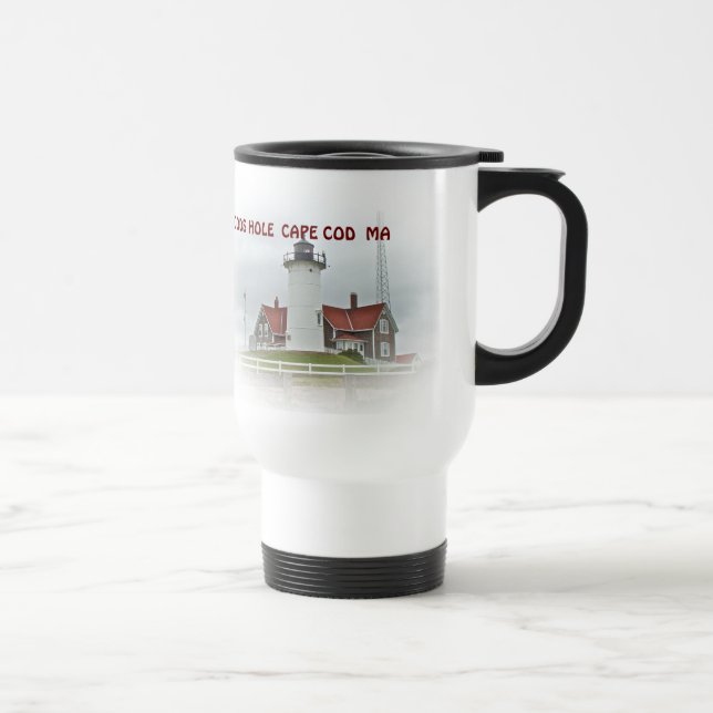 Nobska Point Lighthouse Series Travel Mug (Right)