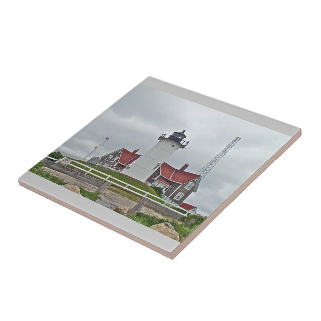 Nobska Point Lighthouse Tile (Side)