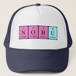 Nobu periodic table name hat