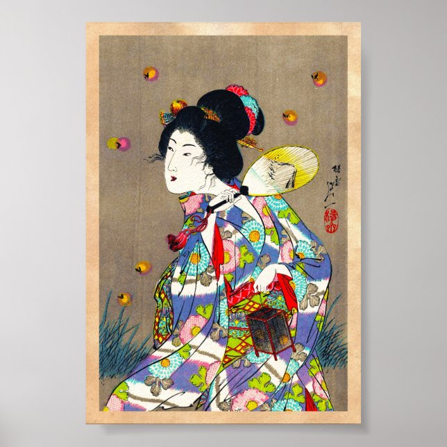 Nobukazu Yosai Favourites Of Beautiful Ladies Love Poster (Front)