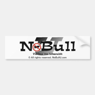 NoBullU Bumper Sticker