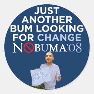 Nobuma Looking For Change Stickers