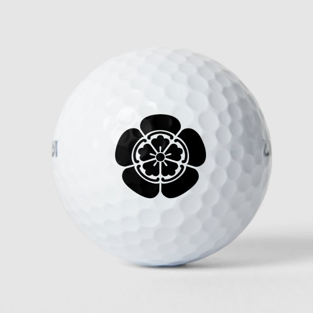 Nobunaga Oda Golf Balls (Front)