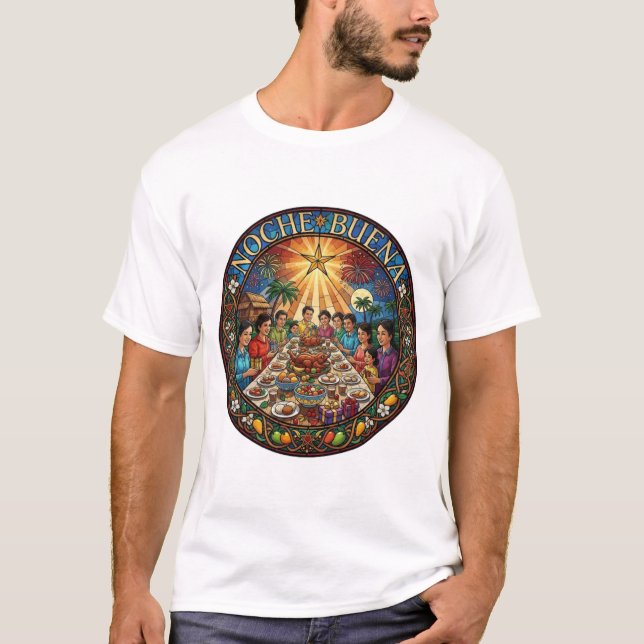 NOCHE BUENA Men's Basic T-Shirt (Front)