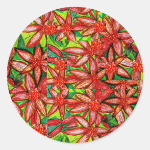 Noche Buenas Classic Round Sticker