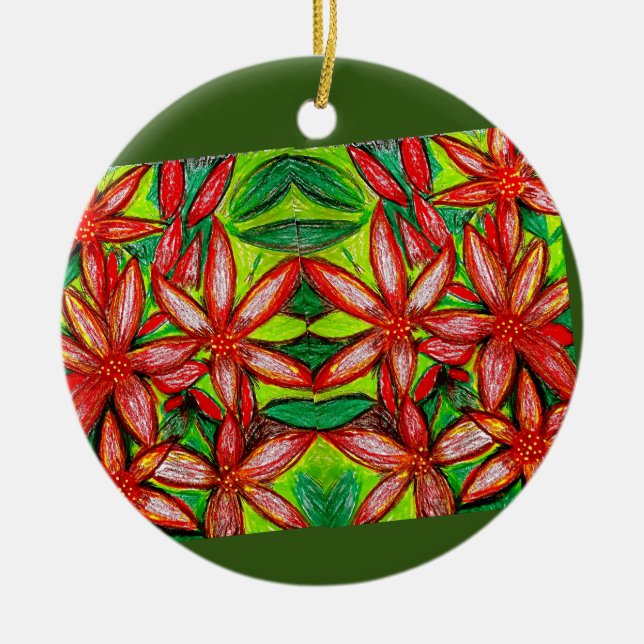 Noches Buenas Ceramic Tree Decoration (Front)