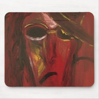 NOCK IN RED MOUSE PAD
