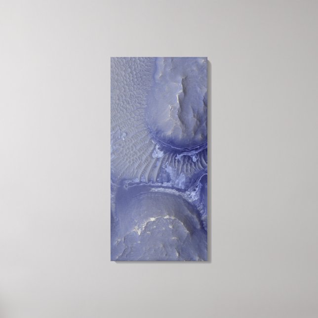Noctis Labyrinthus formation on Mars Canvas Print (Front)