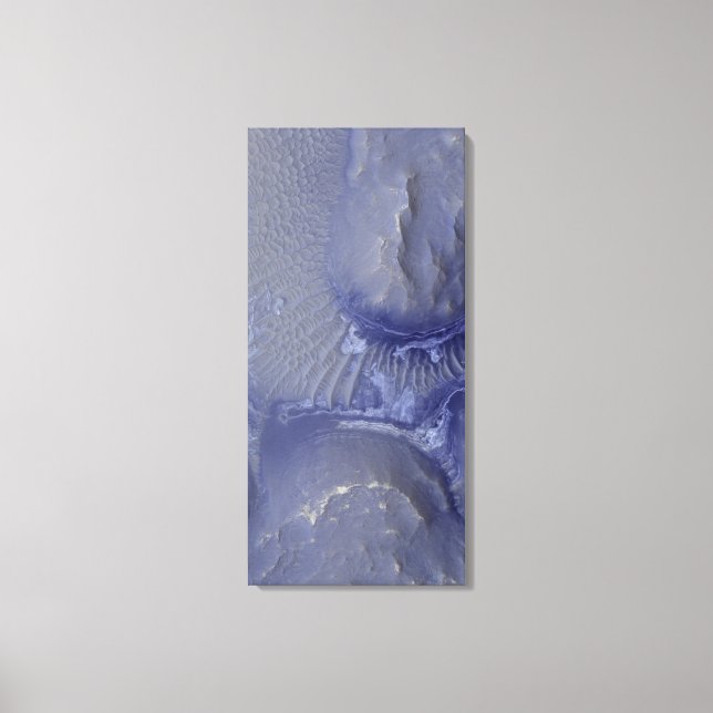 Noctis Labyrinthus formation on Mars Canvas Print (Front)