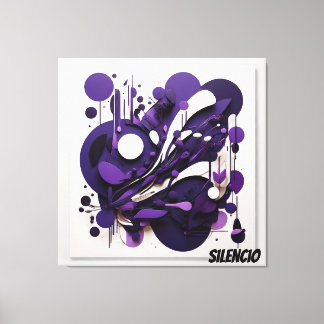Nocturnal Biodiversity Decorative Canvas Silence Print