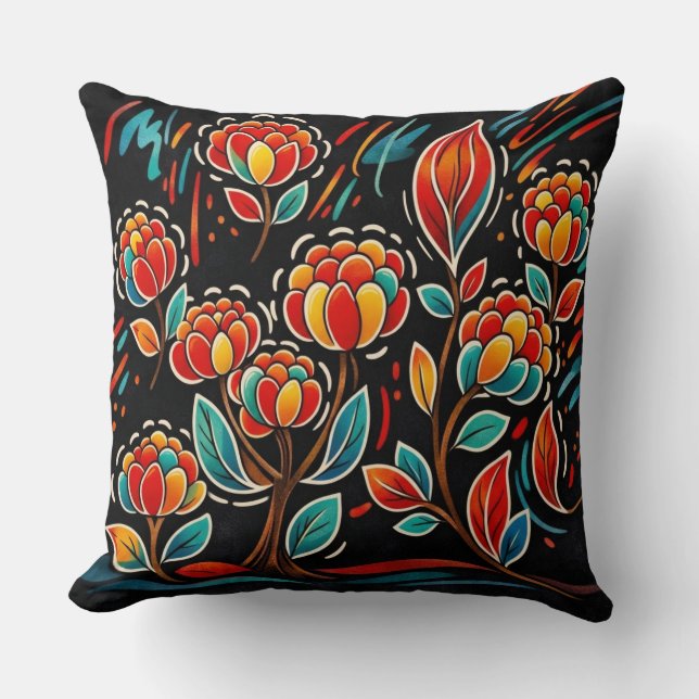 Nocturnal Bloom  Cushion (Front)