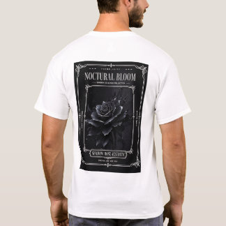 Nocturnal Bloom Shadow Rose T-Shirt