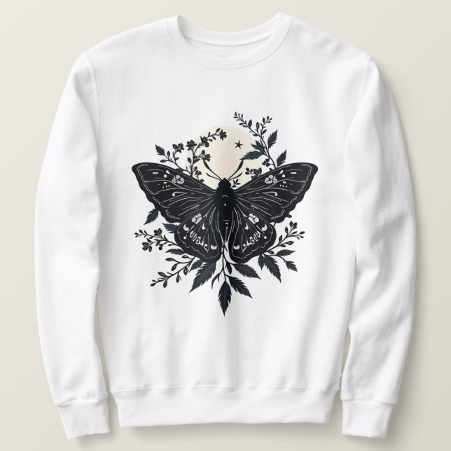 Nocturnal Blooms Sweatshirt (Design Front)