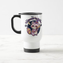 Nocturnal by Nature - Cute Witchy Racoon