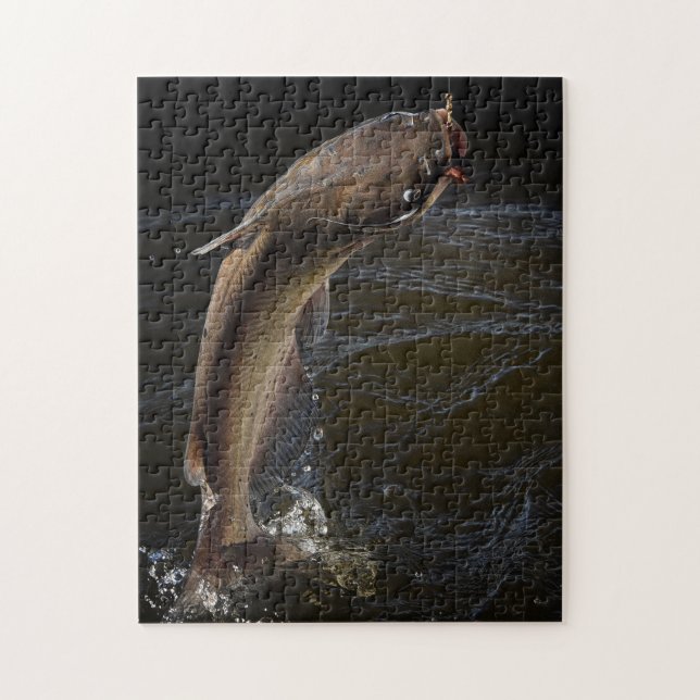 Nocturnal Channel Catfish Nature Photography Jigsaw Puzzle (Vertical)