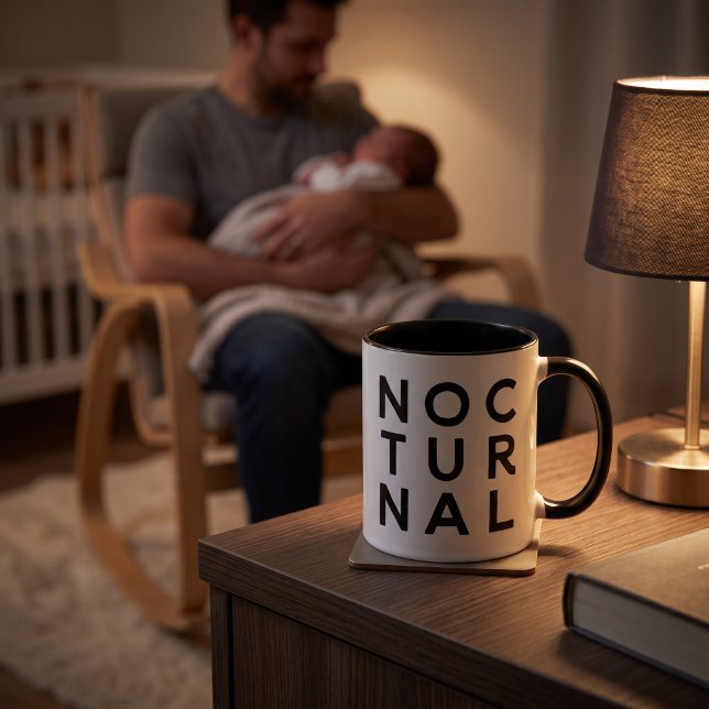 Nocturnal Coffee Mug | Funny Night Owl Gift (Creator Uploaded)