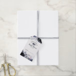 Nocturnal Floral Navy Blue Bridal Display Shower Gift Tags<br><div class="desc">Nocturnal Floral Watercolor Lush Flower Design with Hand Painted Stems, Vines, Leaves, Foliage. Colourful Navy blue, Dusty blue, Dark almost Black Grey, and hints of Mauve pink. With Hand Drawn Line elements, Swirly Chic Hand Lettered Brush Script Fonts, watercolor paint brush strokes, and Elegant floral Border- Wedding Bridal Shower Display...</div>
