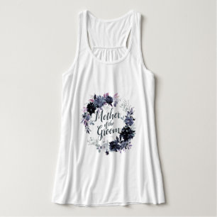 Nocturnal Floral Wreath Mother of the Groom Singlet