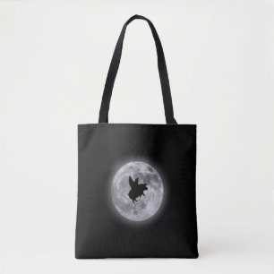 Nocturnal Flying Pigs Tote Bag