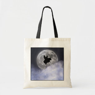 Nocturnal Flying Pigs Tote Bag