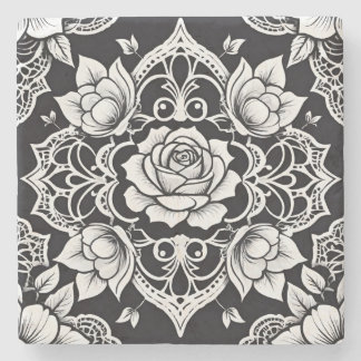 Nocturnal Lace Stone Coaster