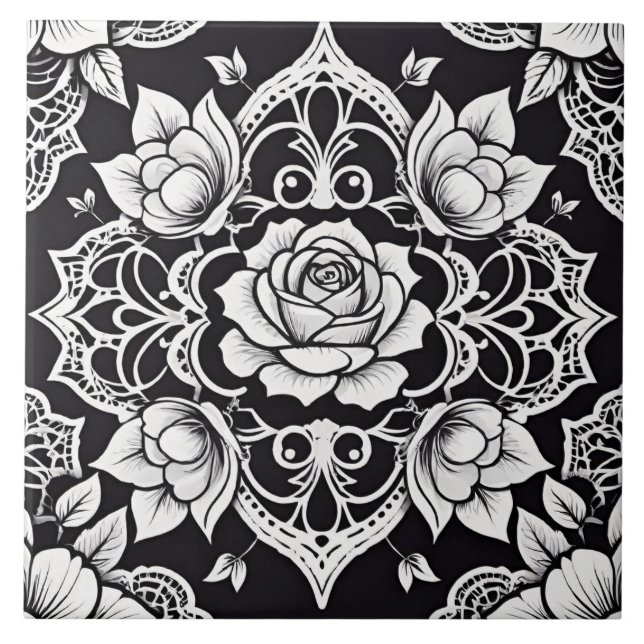 Nocturnal Lace  Tile (Front)