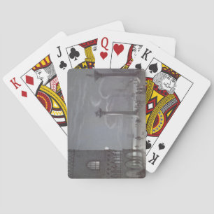 Nocturnal Scene of Palazzo Ducale and the Two Colu Playing Cards