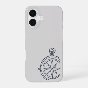 Nocturnal Study dark academia compass iPhone 16 Case