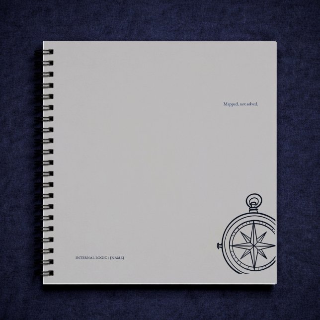 Nocturnal Study dark academia compass   Notebook (Creator Uploaded)