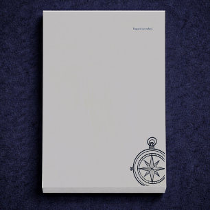 Nocturnal Study dark academia compass Post-it Notes