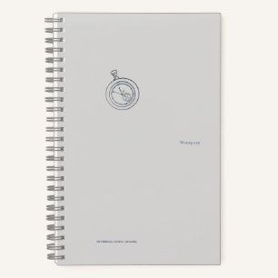 Nocturnal Study dark academia Pocket Watch Notebook