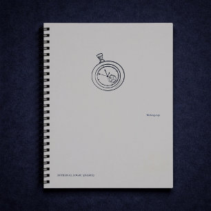 Nocturnal Study dark academia Pocket Watch   Notebook