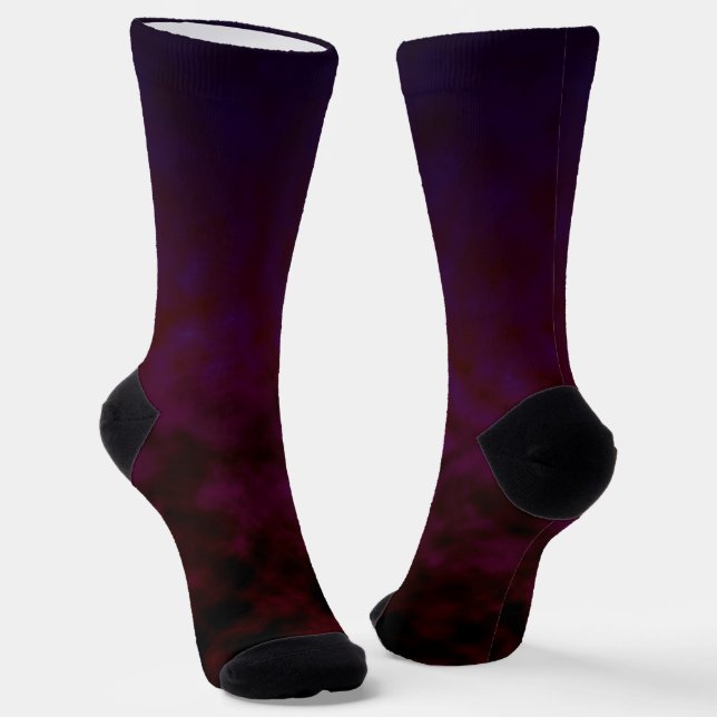 Nocturne Bloom Socks (Angled)