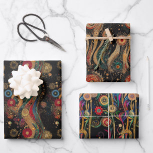 Nocturne – Eleganz der Silvesternacht Wrapping Paper Sheet