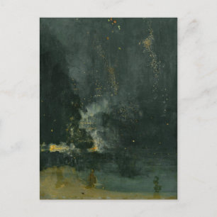 Nocturne in Black and Gold, the Falling Rocket Postcard