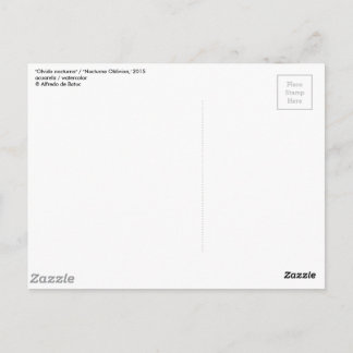 "Nocturne Oblivion" / "Olvido nocturno" Postcard