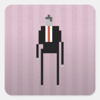 node.js knockout suit dude square sticker