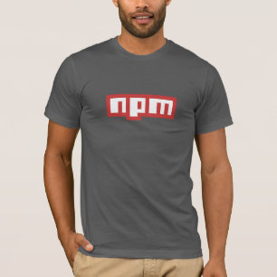 Node Package Manager T-Shirt  (Dark Grey)