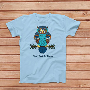Nodic Folk Art Owl T-Shirt