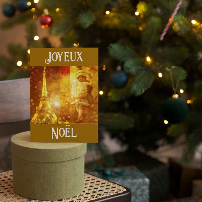 Noel a Paris collage Holiday Card (Creator Uploaded)
